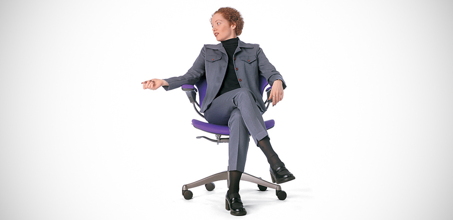 Humanscale: Freedom Sedia Operativa In Tessuto Blu