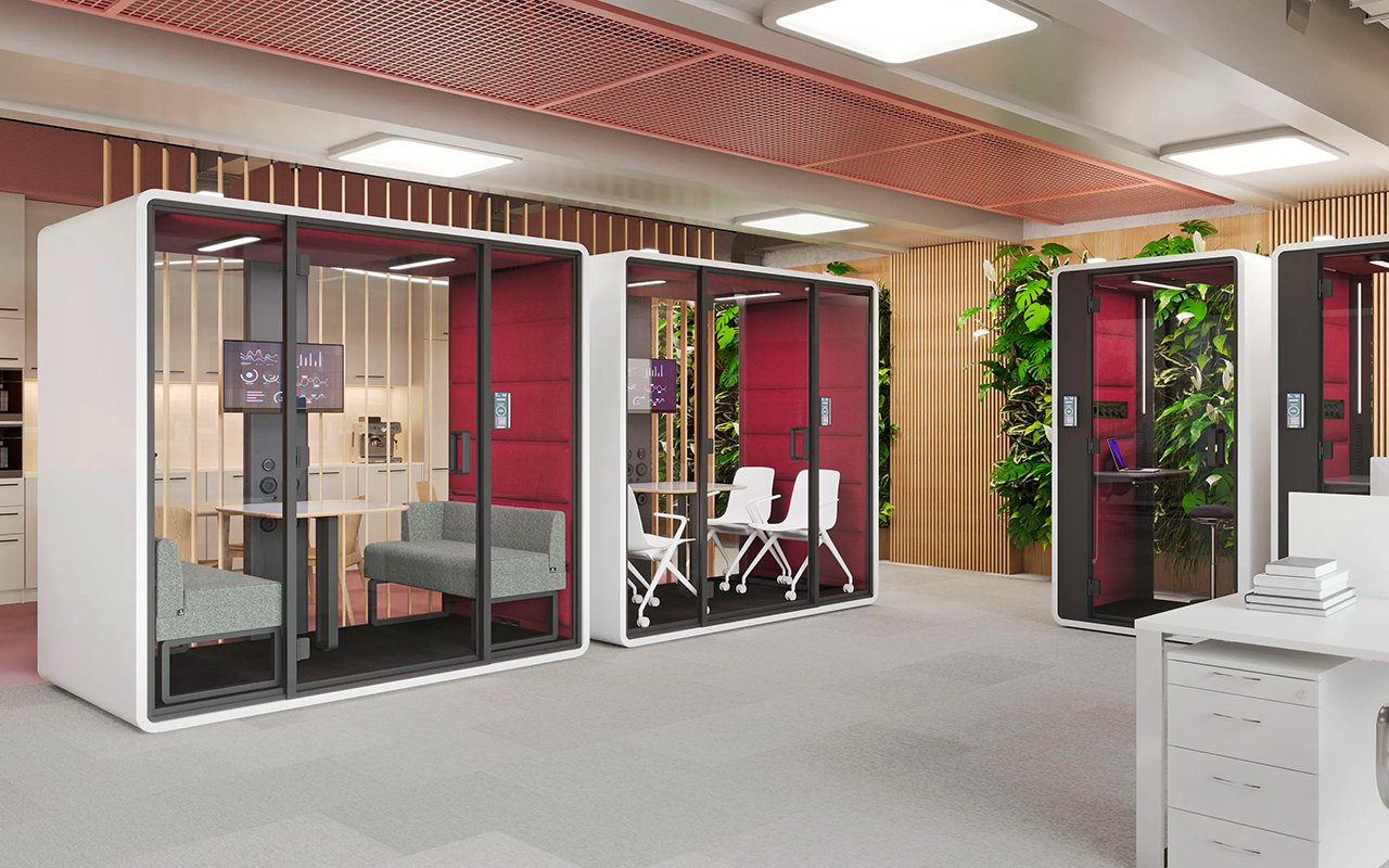 cabine acustiche giuste in ufficio